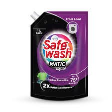 SAFE WASH MATIC LIQUIT FRONT LOAD 1L POUCH